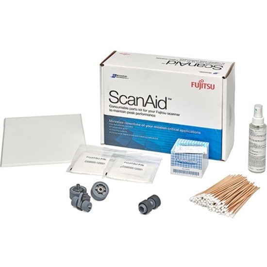 Fujitsu Cleaning Supplies & Consumables, Scanaid Kit FI-7600 FI-7700