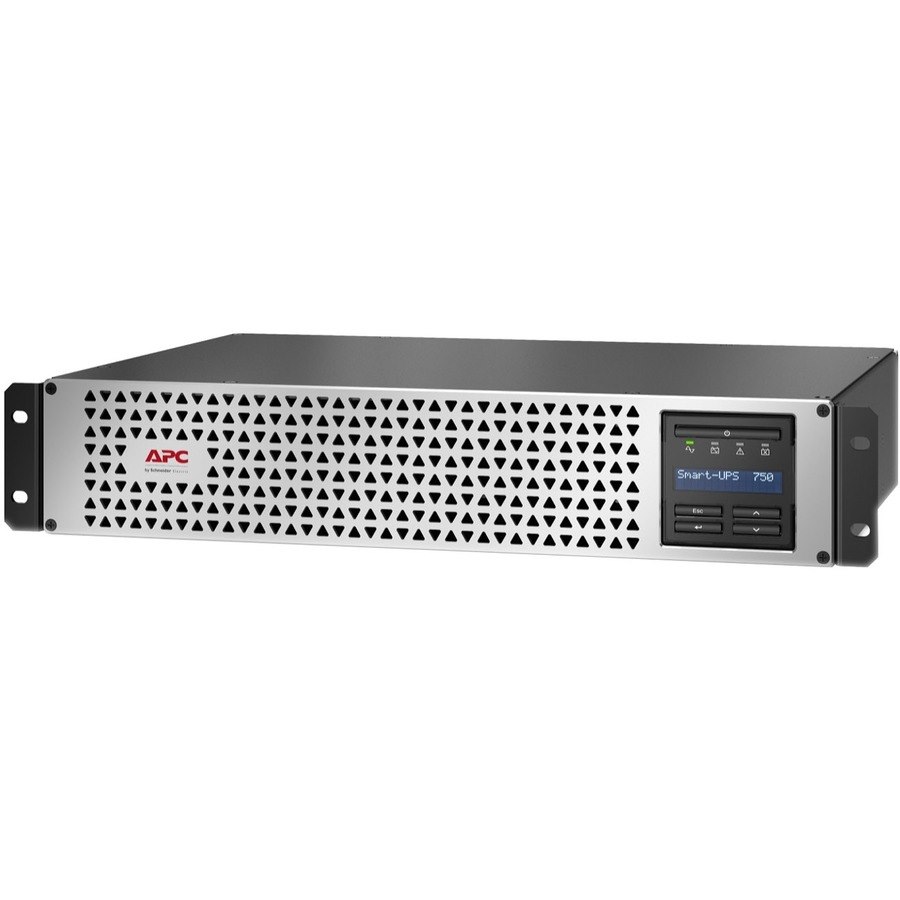 SMTL750RMI2UC - APC Smart-UPS, Line Interactive, 750VA / 600W , Lithium-ion, Rack/Tower, 2U, 230V, 6x IEC C13 outlets, SmartConnect Port+SmartSlot, Short Depth 318mm, AVR, LCD