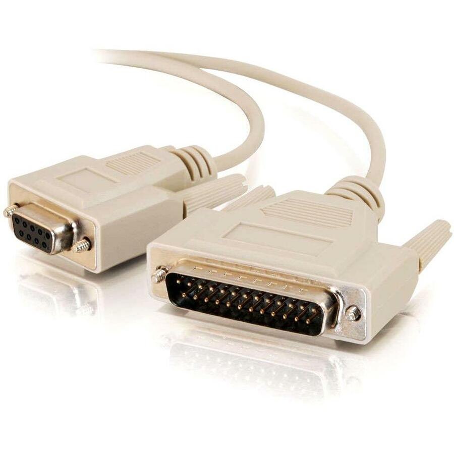 C2G 6ft HP Plotter/Laserjet DB9 Female to DB25 Male Serial Printer Cable