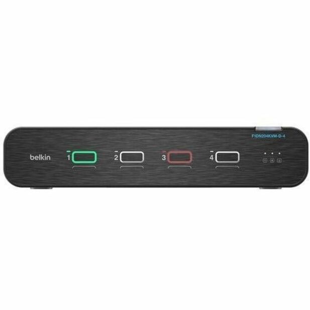 Belkin Universal DisplayPort Secure KVM, 4-Port Dual Head without CAC