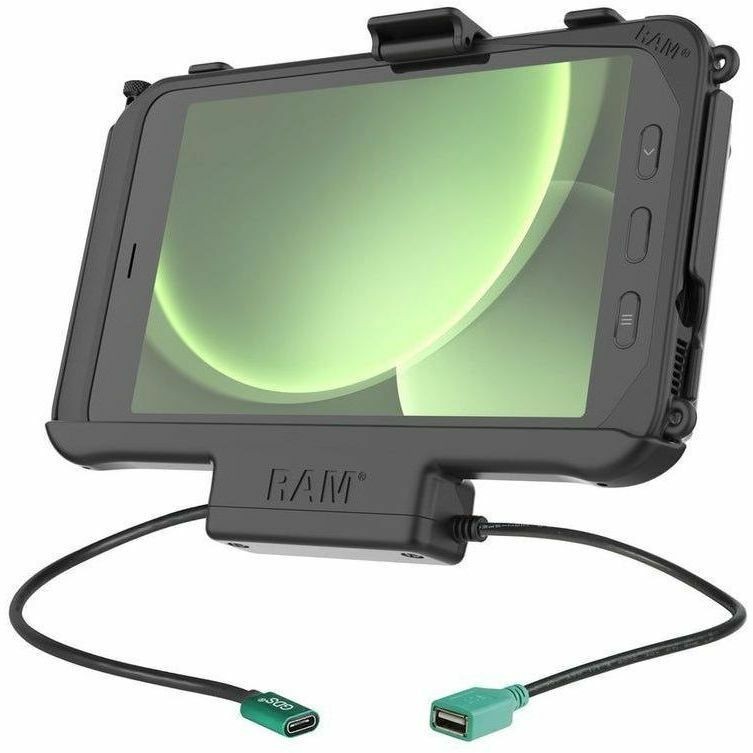 Strike RAM&reg; EZ-Roll'r™ Power + Data Dock Samsung Tab Active5 & 3 (RAM-HOL-SAM60CP-1AU)