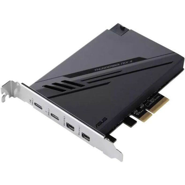 Asus ThunderboltEX 4 - Thunderbolt Adapter - PCIe 3.0 X4 - Thunderbolt 4 X 2 - Black