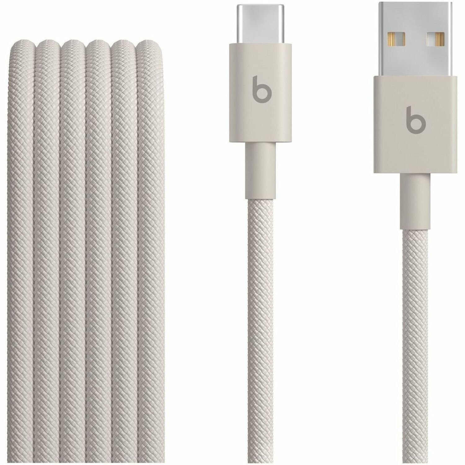 Beats by Dr. Dre USB-A to USB-C Woven Cable (1.5 m / 5 ft.) - Surge Stone