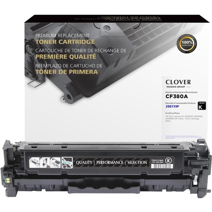 Clover Imaging Remanufactured Black Toner Cartridge for HP 312A (CF380A)