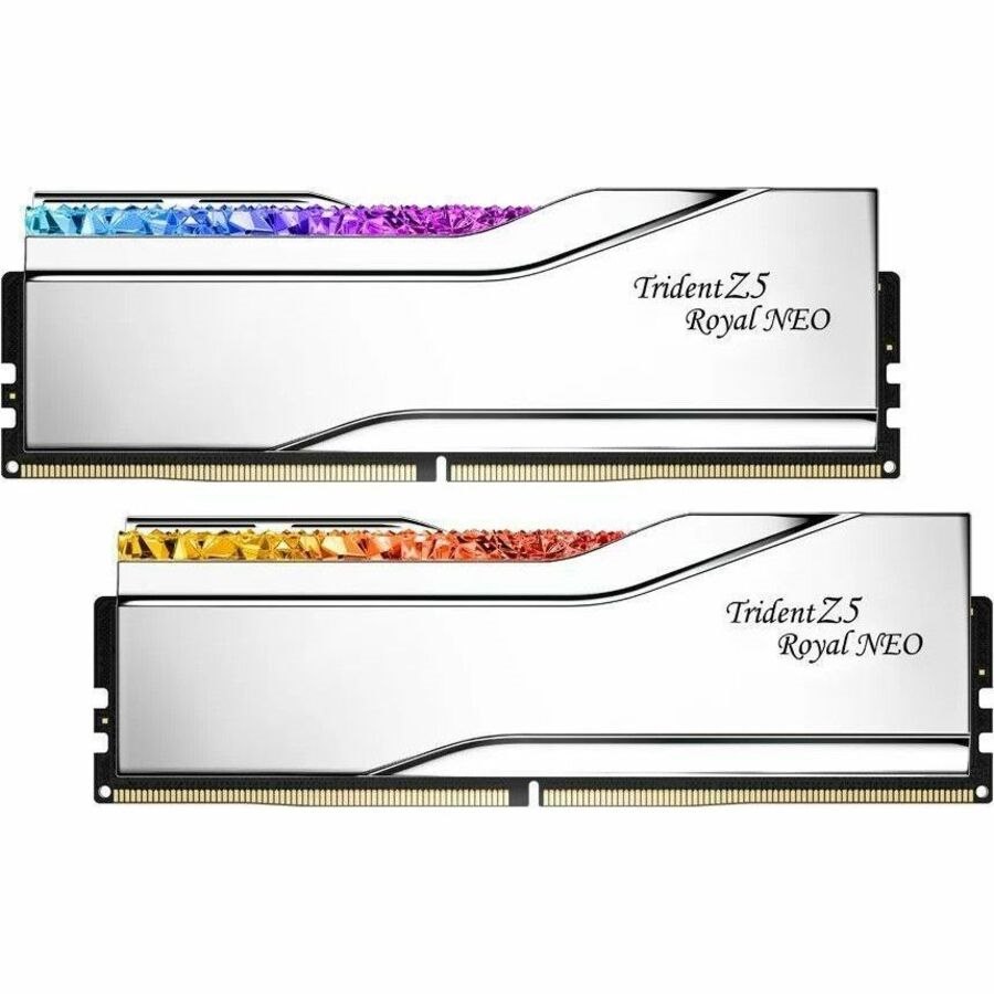 G.SKILL Trident Z5 Royal Neo RAM Module for Motherboard - 64 GB (2 x 32GB) - RGB - DDR5-6000/PC5-48000 DDR5 SDRAM - 6000 MHz - CL26 - 1.40 V