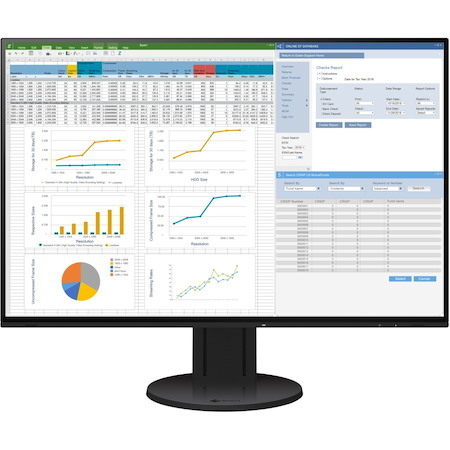 EIZO FlexScan EV2457 WUXGA LCD Monitor - 16:10 - Black