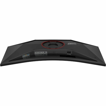 AOC CU34G4Z 34" Class UW-QHD Curved Screen Gaming LED Monitor - 21:9 - Black, Red