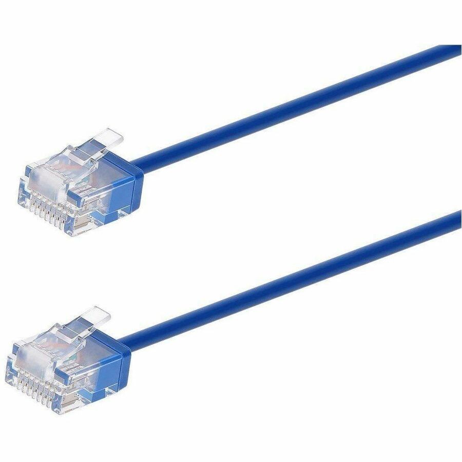 Monoprice Micro SlimRun Cat6 Ethernet Patch Cable - Stranded, 550MHz, Utp, Pure Bare Coppe