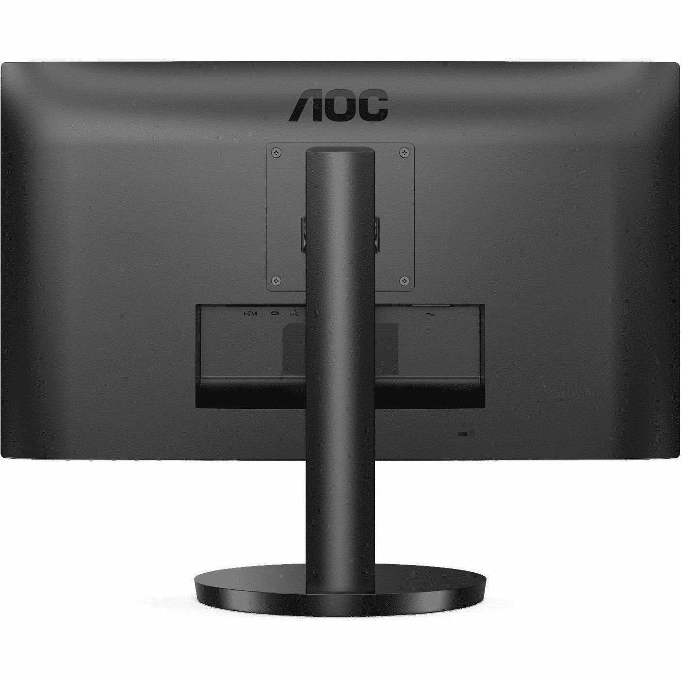 AOC 24B3CF2 24" Class Full HD LED Monitor - 16:9 - Black