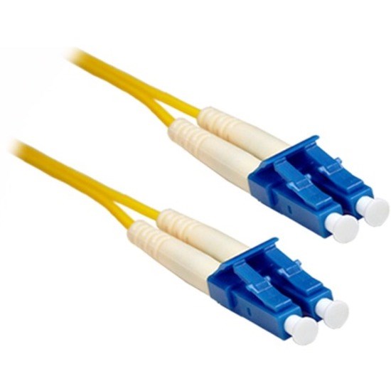 Enet Solutions Enet LC To LC 9/125 Duplex SMF Cable 2M Yellow Taa Compliant - Lifetime Warranty
