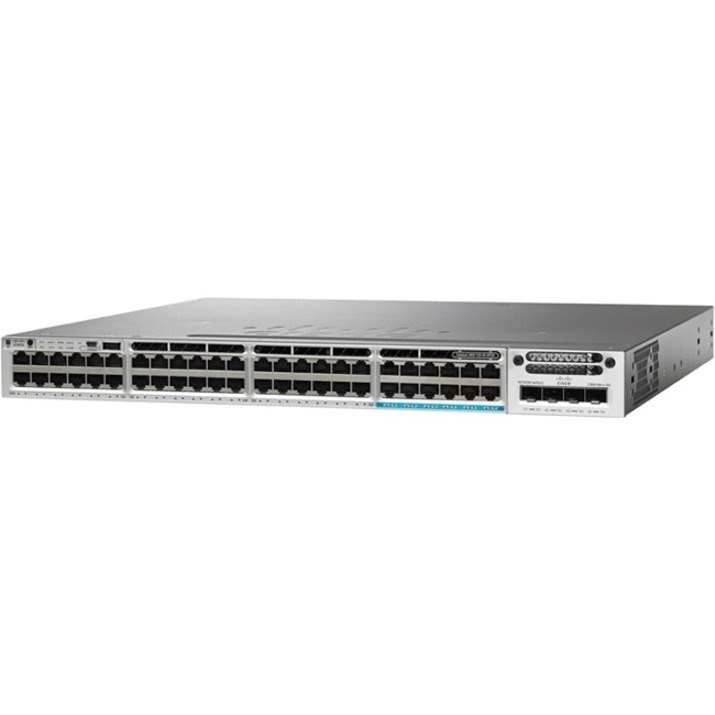 Cisco Catalyst 3850 3850-48U-S 48 Ports Manageable Ethernet Switch - Gigabit Ethernet - 1000Base-T - Refurbished