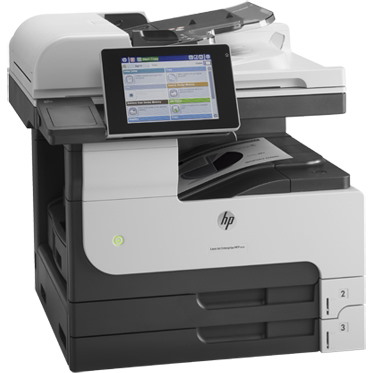 HP LaserJet M725DN Laser Multifunction Printer-Monochrome-Copier/Scanner-41 ppm Mono Print-1200x1200 Print-Automatic Duplex Print-200000 Pages Monthly-600 sheets Input-Color Scanner-600 Optical Scan-Gigabit Ethernet Ethernet