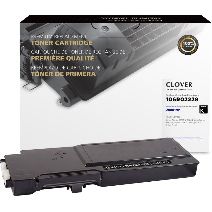 Clover Imaging Remanufactured High Yield Black Toner Cartridge for Xerox 106R02228