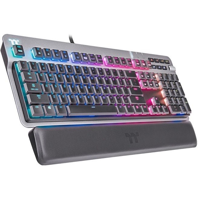 Thermaltake ARGENT K6 RGB Low Profile Mechanical Gaming Keyboard Cherry MX Speed Silver