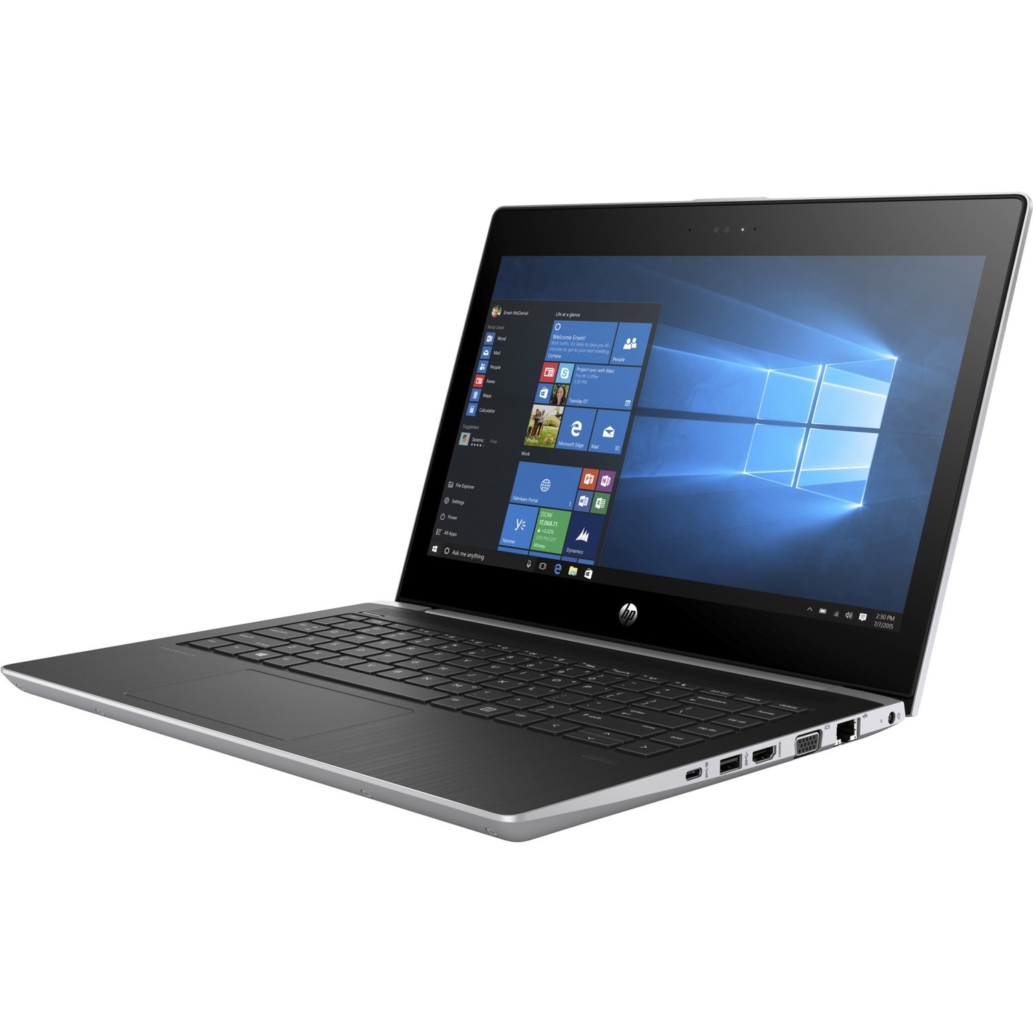 HP ProBook 430 G5 33.8 cm (13.3") Notebook - Intel Core i5 8th Gen i5-8250U - 4 GB - 500 GB HDD - Silver, Black