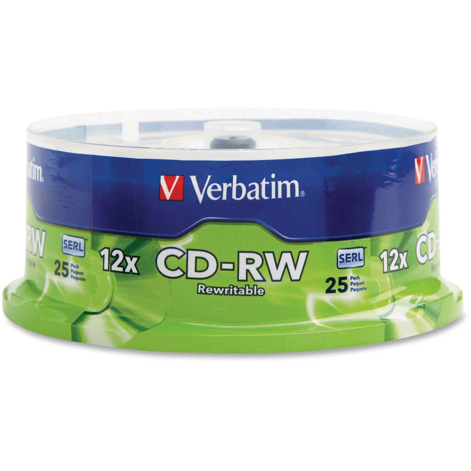 Verbatim 95155 CD Rewritable Media - CD-RW - 12x - 700 MB - 25