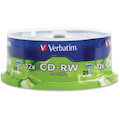 Verbatim 95155 CD Rewritable Media - CD-RW - 12x - 700 MB - 25