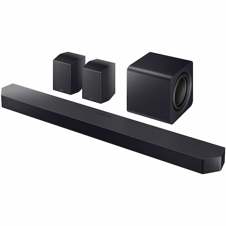 Samsung HW-Q990F 11.1.4 Bluetooth Sound Bar Speaker - 756 W RMS - Bixby, Alexa Supported - Titan Black