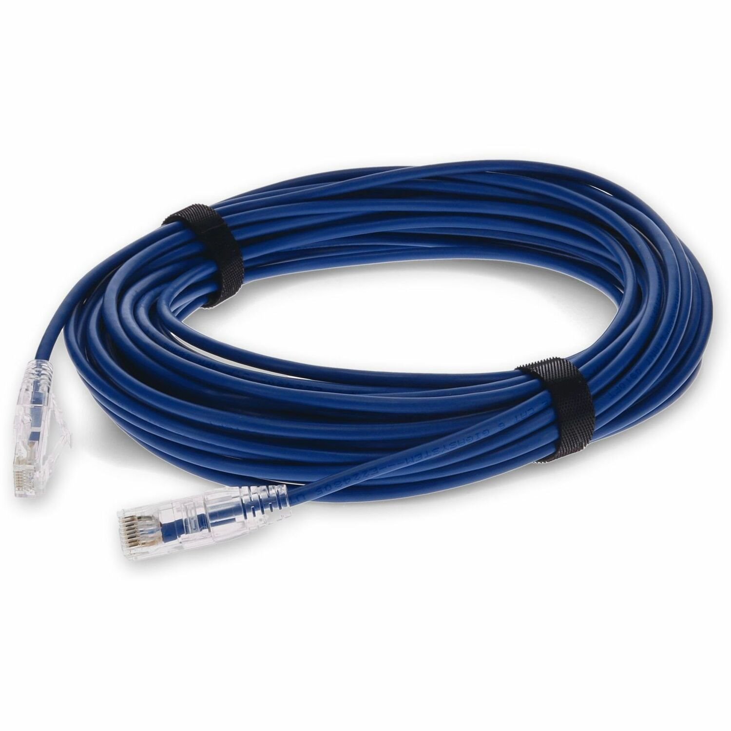 AddOn 23ft Blue CAT 6 Slim PVC Ethernet Cable Snagless Clear-Claw RJ-45 M/M