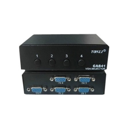 4XEM 4 Port VGA Switch 250 MHz