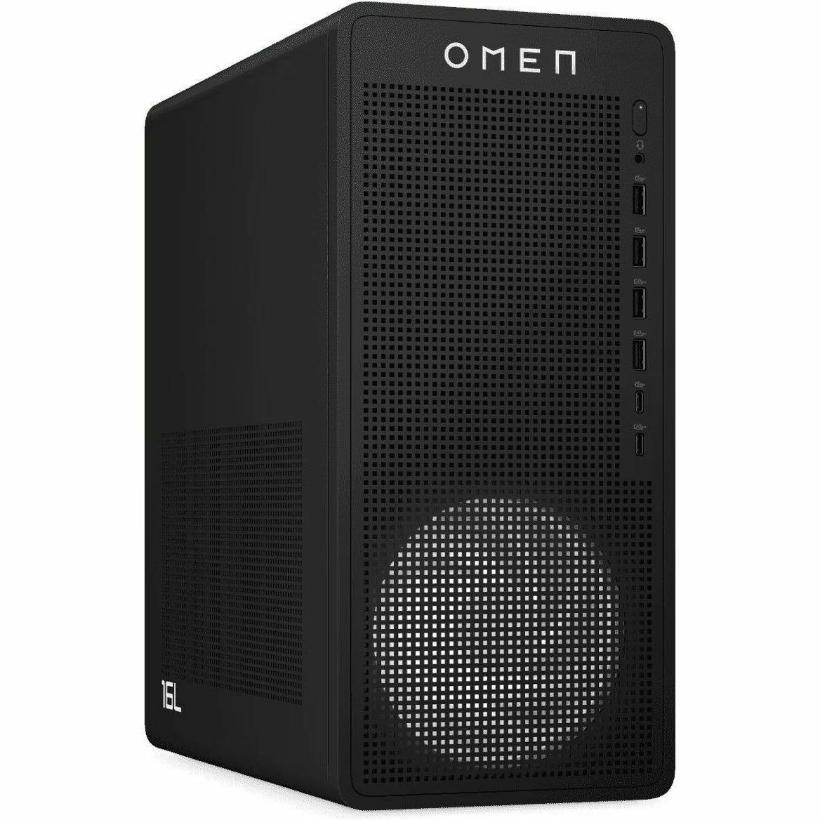 OMEN TG03-0000a TG03-0007a Gaming Desktop Computer - AMD Ryzen 7 8700F - 32 GB - 1 TB SSD - Black Metal