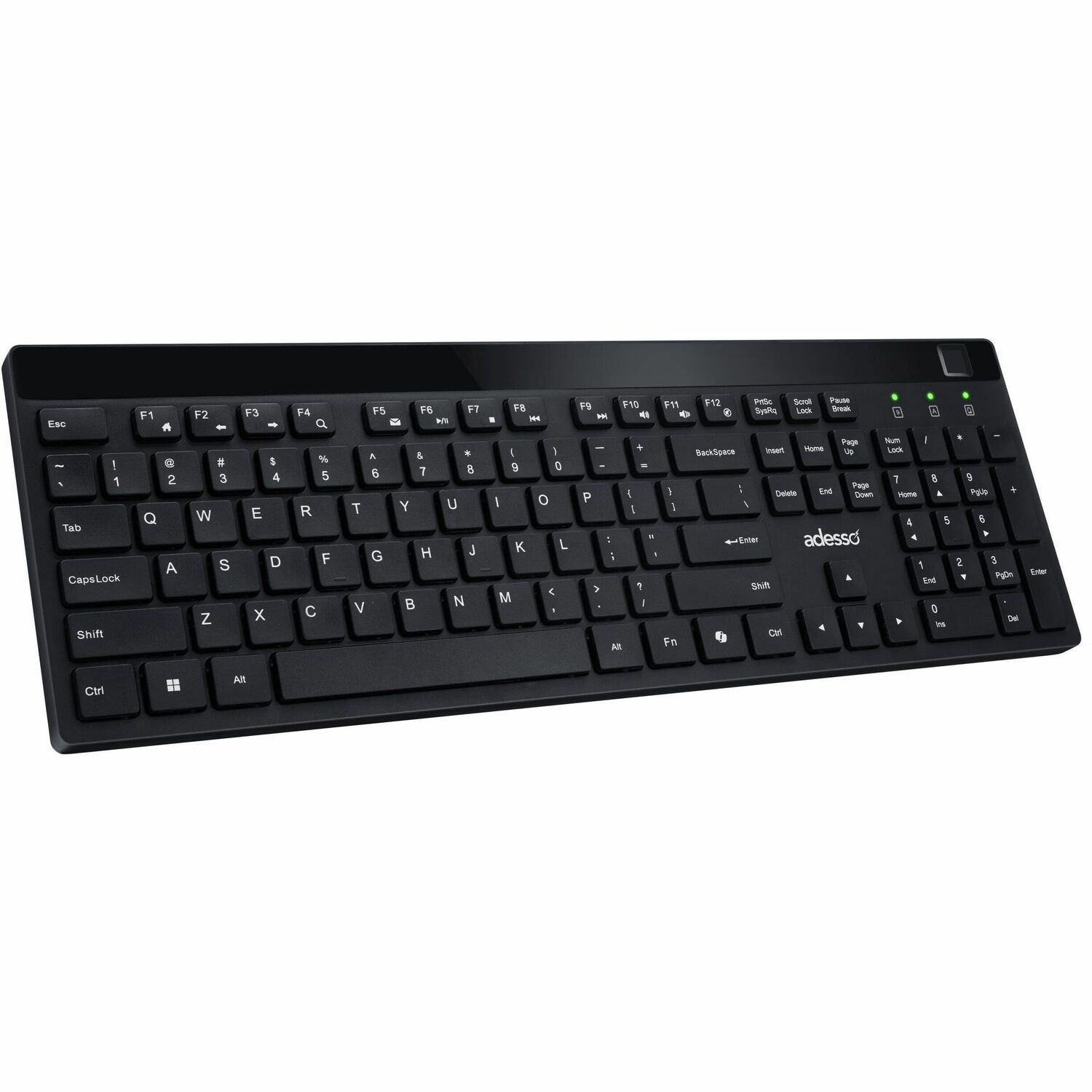 Adesso WRLS Keybrd W/Fingerprintreader