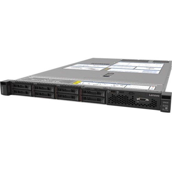 Lenovo ThinkSystem SR530 7X08A02RAU 1U Rack Server - 1 Xeon Silver 4110 2.10 GHz - 16 GB RAM - 12Gb/s SAS, Serial ATA/600 Controller