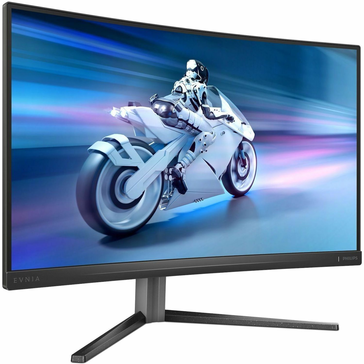 Philips Evnia 27M2C5200W 27" Class WQHD Curved Screen Gaming LED Monitor - 16:9 - Textured Dark Slate
