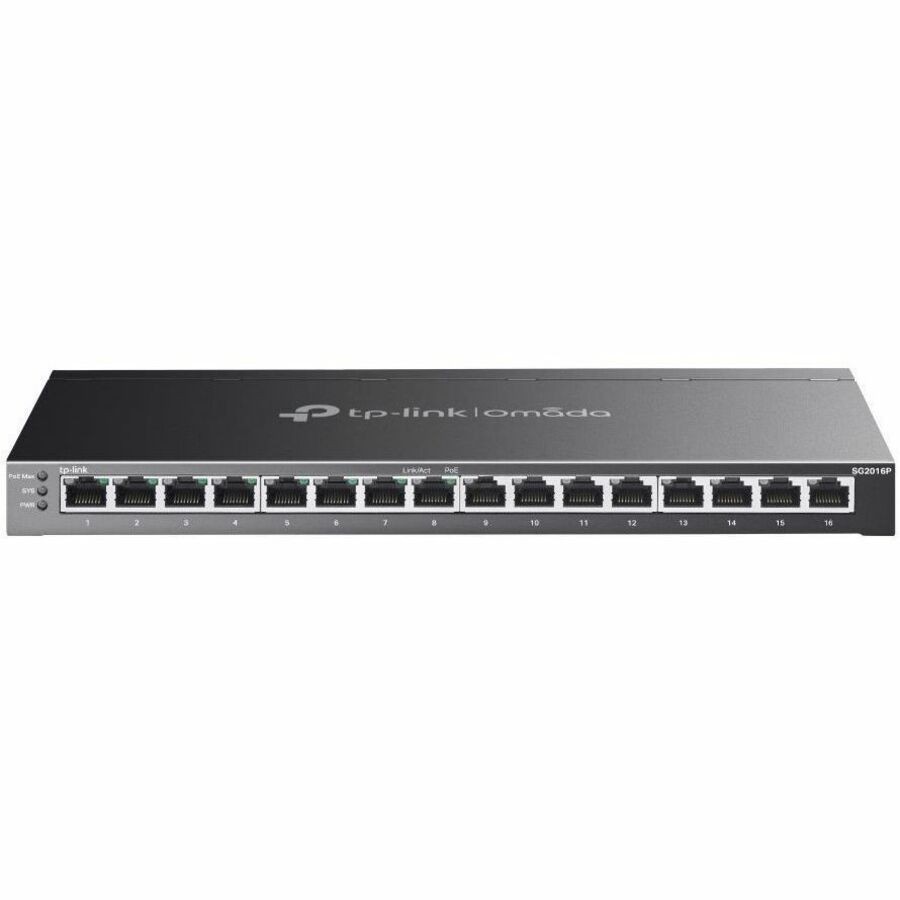 TP-LINK OMADA 16-PORT MANAGED GIGABIT DESKTOP SWITCH, POE+(8), 120W, 5YR