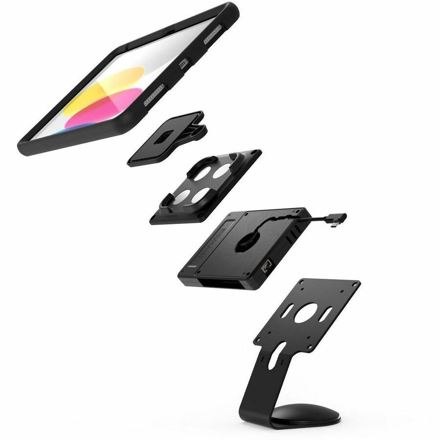 Compulocks Counter/Wall Mount for Tablet, Hub, Printer, Scanner - Black