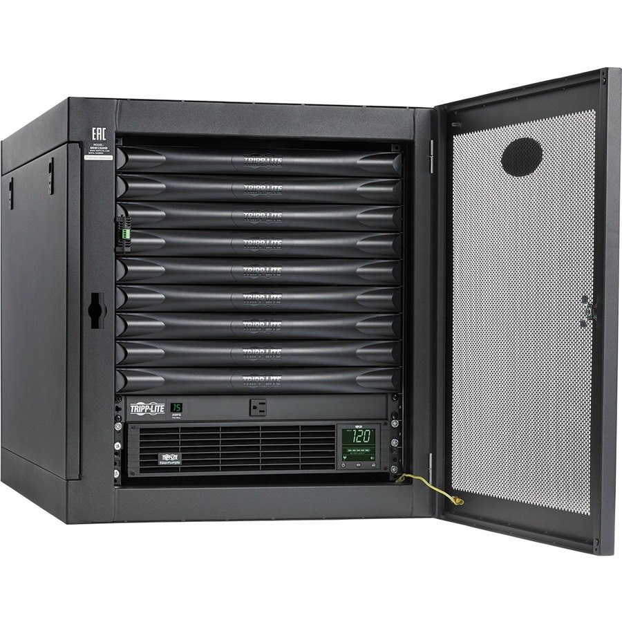 Eaton Tripp Lite Series EdgeReady&trade; Micro Data Center - 9U, Heavy-Duty, Wall-Mount, 1.5 kVA UPS, Network Management and PDU, 120V Kit