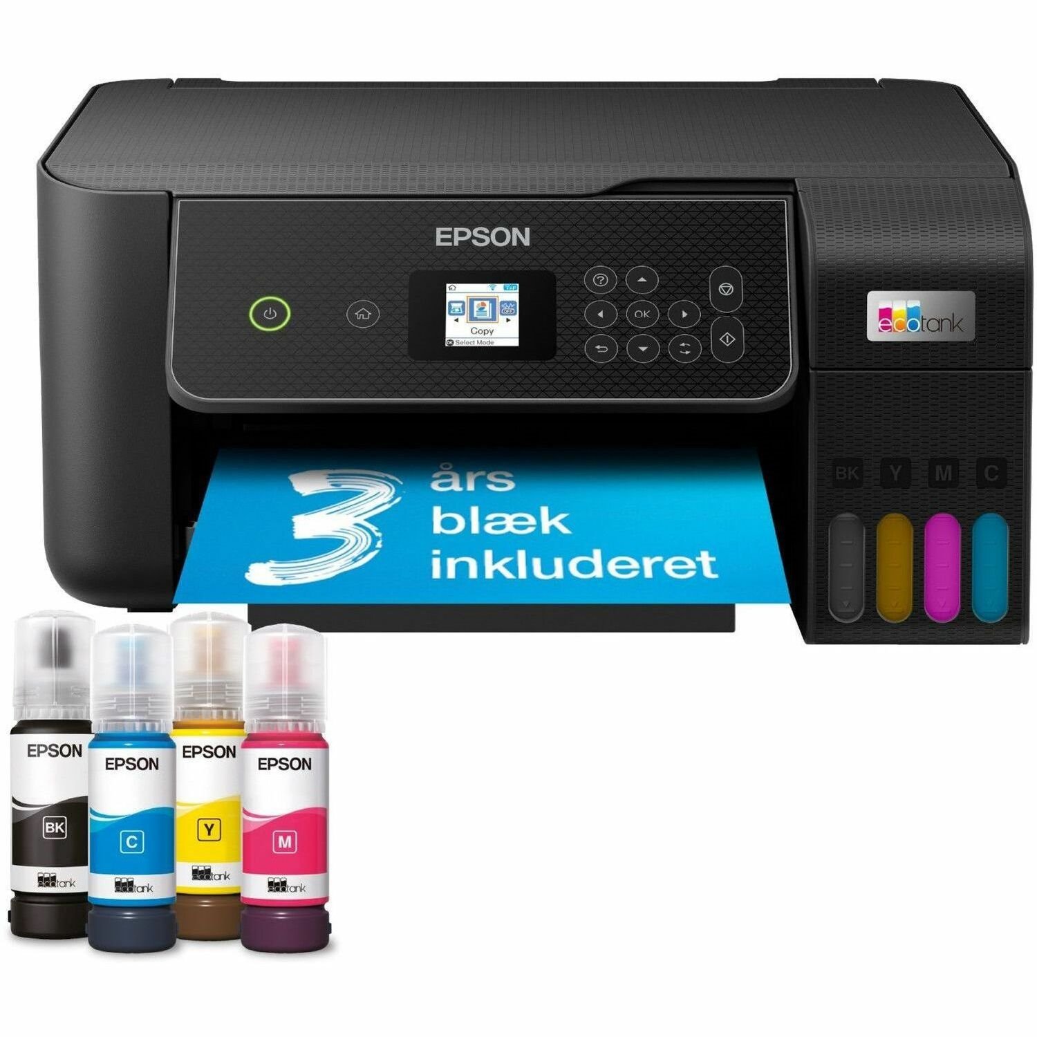 Epson EcoTank Et-2875 A4 Multifunctionele Wi-Fi-printer Met Inkttank Inclusief Tot 3 Jaar Inkt ** New Retail **