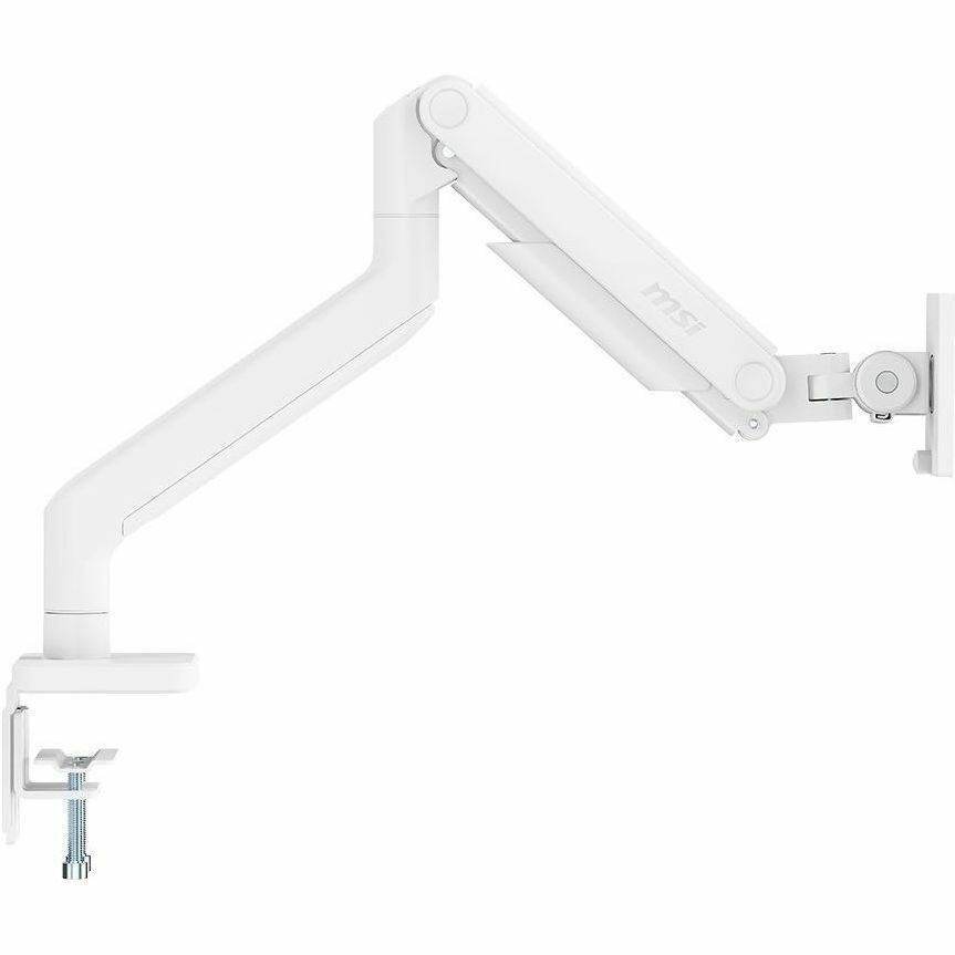 MSI Mounting Arm for Monitor, Flat Panel Display, Curved Screen Display, Display - Matte White