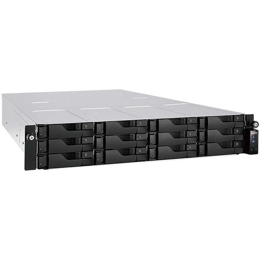 ASUSTOR 12-BAY NAS 3.5"/2.5"(0/12), QC-2.1GHz, 8GB, GbE LAN(1), 2.5G(2), PCIe, RPS, 2RU, 3
