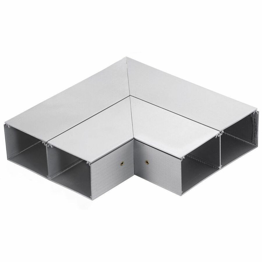 Hubbell Premise Wiring Metal Raceway, 90 Degree Flat Elbow, HBLALU4800 Series