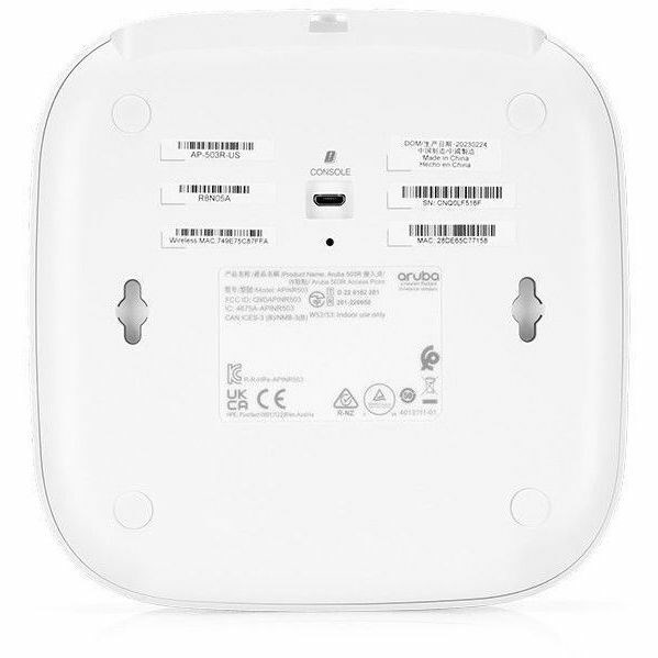 HPE AP-503R Dual Band IEEE 802.11 a/b/g/n/ac/ax 1.49 Gbit/s Wireless Access Point - Indoor