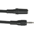Black Box 3.5-mm Stereo Audio Cable, 24 AWG, Male/Female, 15-ft. (4.5-m)