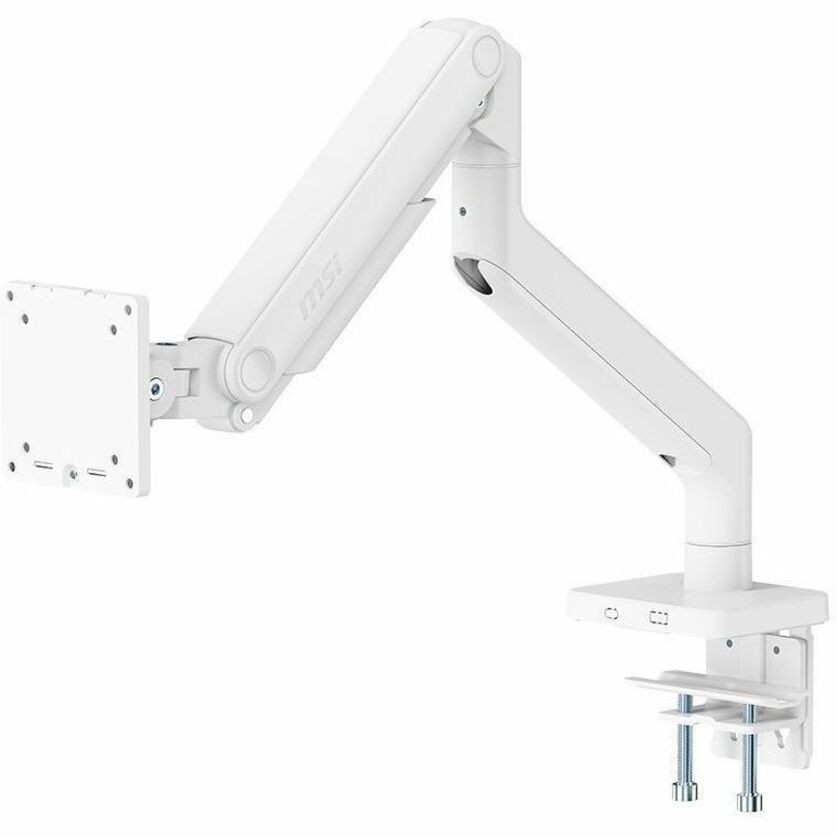 MSI Mounting Arm for Monitor, Flat Panel Display, Curved Screen Display, Display - Matte White