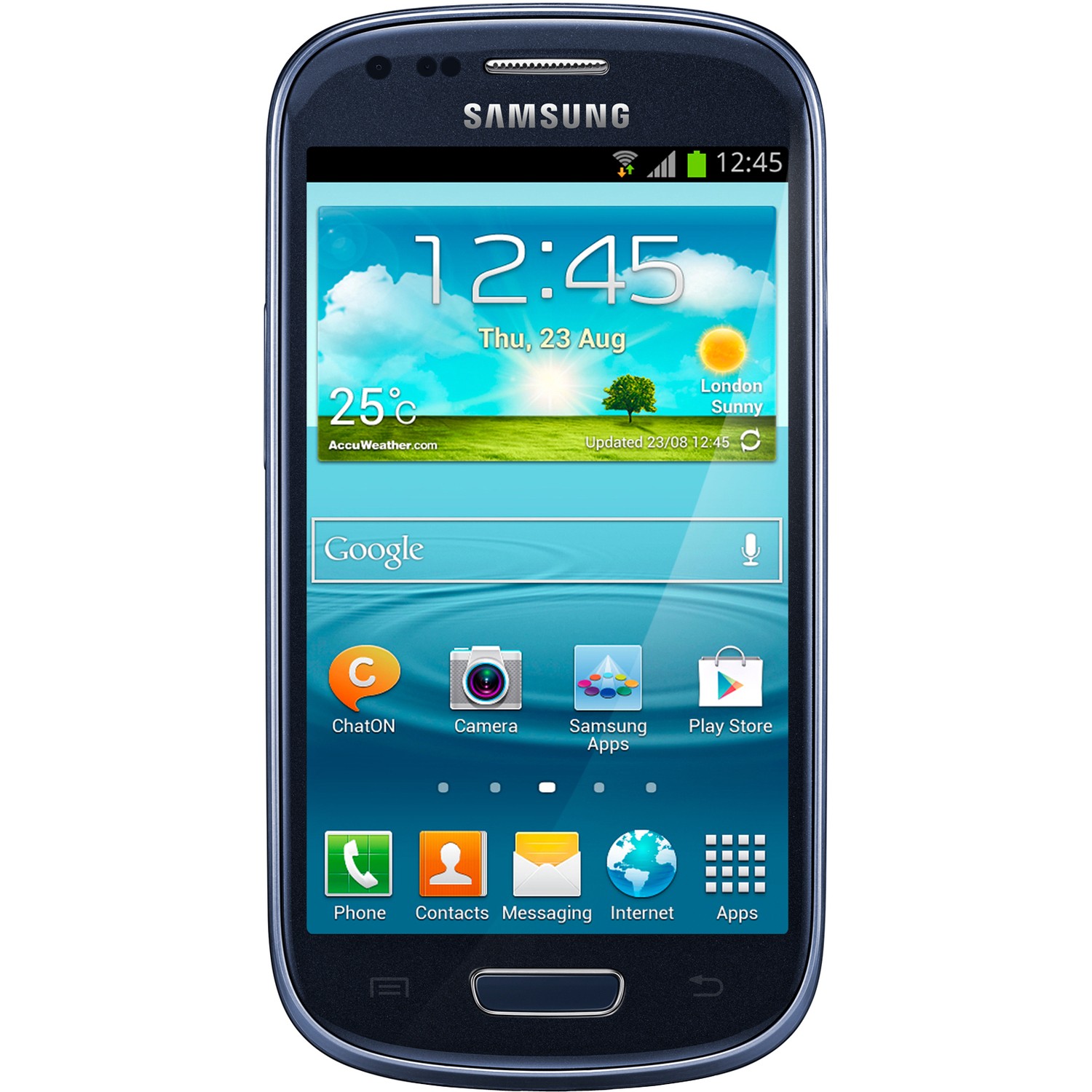 Samsung Galaxy S III Mini GT-I8190 8 GB Smartphone - 10.2 cm (4") OLED 800 x 480 - Android 4.1 Jelly Bean - 3G - Blue