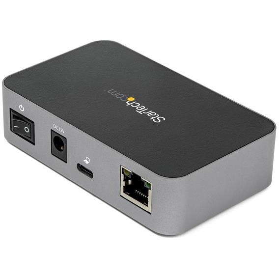 StarTech.com 3 Port USB C 3.2 Gen 2 Hub with Ethernet Adapter - 10Gbps USB Type C to 2x USB-A 1x USB-C - Powered Hub w/ Fast Charging