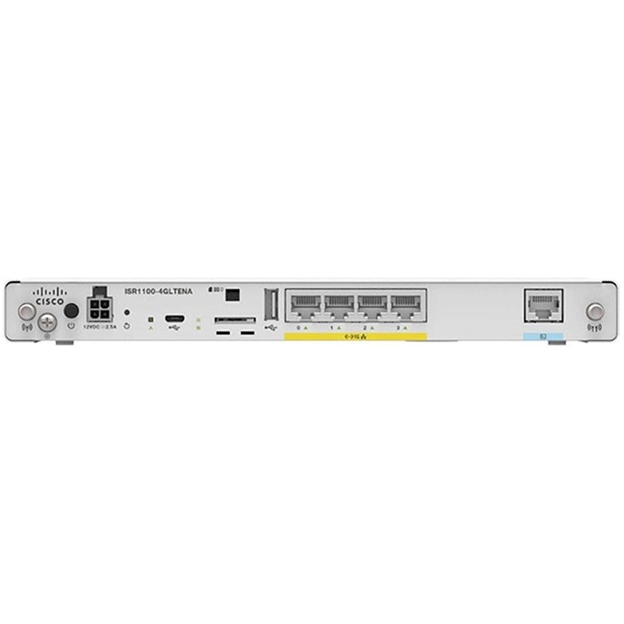 Cisco ISR1100-4G 1 SIM Cellular, Ethernet Wireless Integrated Services Router - Refurbished