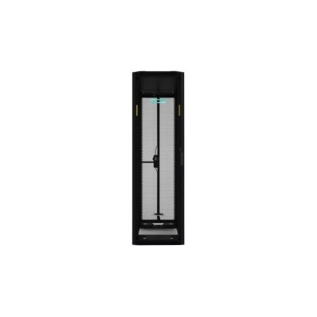HPE Enterprise 42U Floor Standing Rack Cabinet for Server, KVM Switch - Black, Silver
