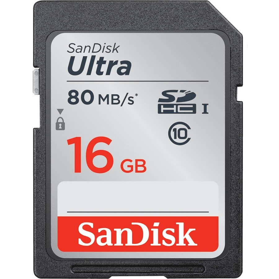 SanDisk Ultra 16 GB Class 10/UHS-I SDHC - 1