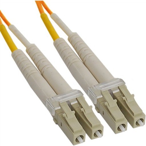 ICC 62.5/125&micro;m Multimode Duplex LC-LC Fiber Optic Jumper, 1 PC