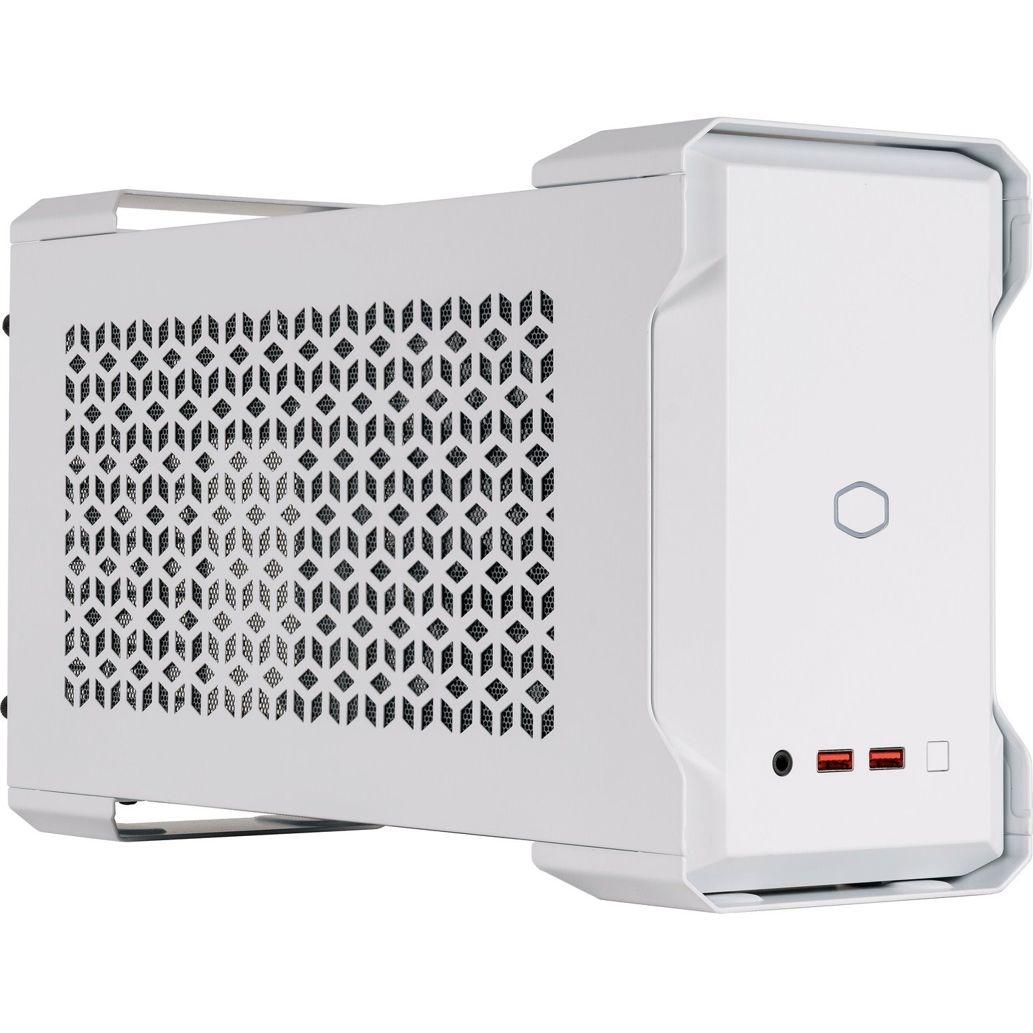 Cooler Master MasterCase MCM-NC100-WNNA65-S00 Computer Case - NUC (UCFF) Motherboard Supported - Ultra Compact - Steel, ABS Plastic - White