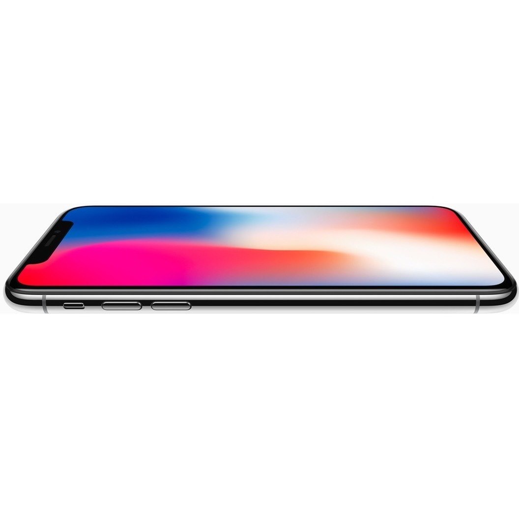 Apple iPhone X 256 GB Smartphone - 14.7 cm (5.8") OLED 2436 x 1125 - Dual-core (2 Core) Quad-core (4 Core) - 3 GB RAM - iOS 11 - 4G - Silver