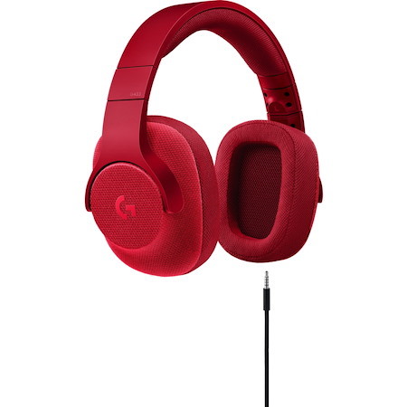 Logitech G433 Wired Over-the-head Stereo Headset - Red