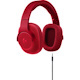 Logitech G433 Wired Over-the-head Stereo Headset - Red
