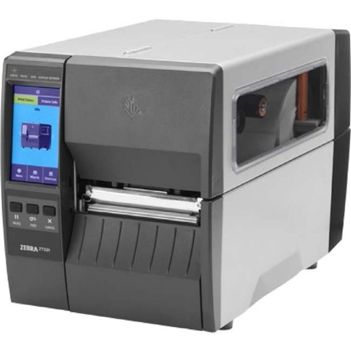 Zebra ZT231 Thermal Transfer Printer - Monochrome - Label Print - Ethernet - USB - USB Host - Serial - Bluetooth - Wireless LAN - UK, AUS, JP, EU