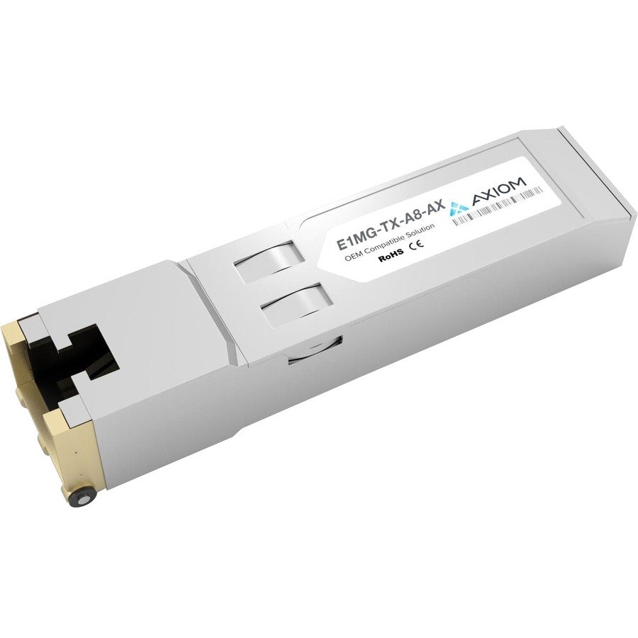 Axiom 1000BASE-T SFP Transceiver (8-Pack) for Brocade - E1MG-TX-A8